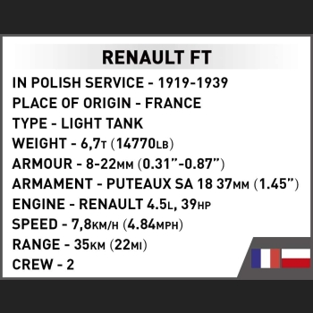 Renault FT Victory Tank 1920 304 kl.     1:35 HC GW